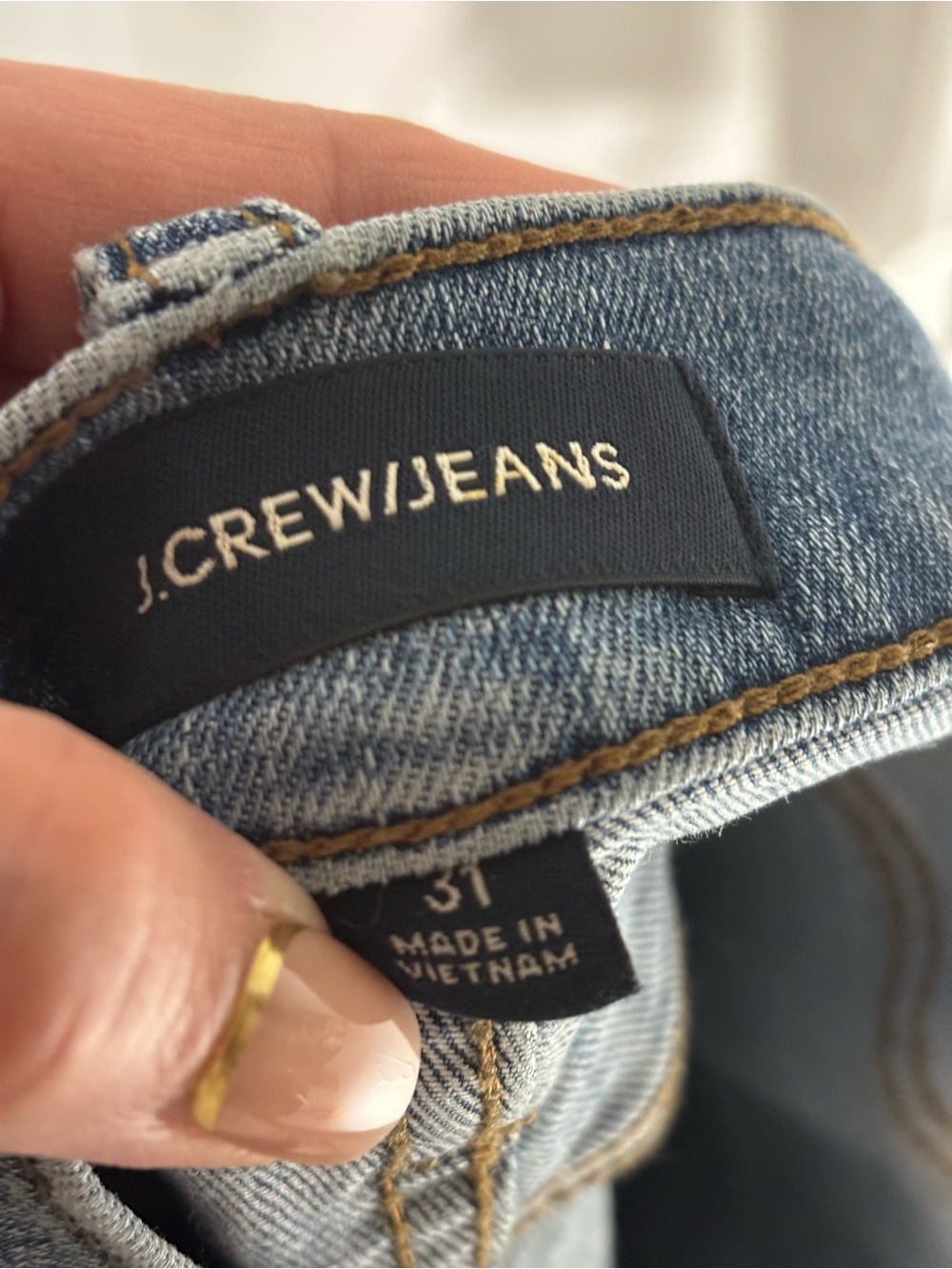 Womens size 31 waist J crew brand jeans, #D1023 - Picture 5 of 6